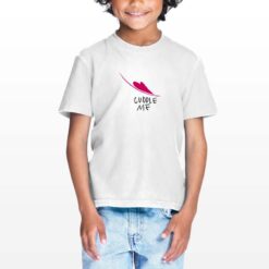 Cuddle Me t-shirt personalizzata bambino digitalshirt bianca