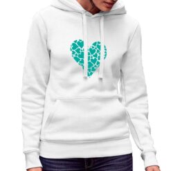 Cuore felpa con cappuccio personalizzata donna digitalshirt bianca.jpg