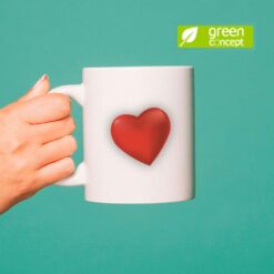 Cuoricino tazza ceramica personalizzata digitalshirt