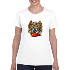 Custom Culture t-shirt personalizzata donna digitalshirt bianco