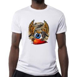 Custom Culture t-shirt personalizzata uomo digitalshirt bianca