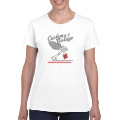 Custom Garage t-shirt personalizzata donna digitalshirt bianco