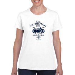 Custom Special t-shirt personalizzata donna digitalshirt bianco