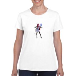 Diavoletta t-shirt personalizzata donna digitalshirt bianco