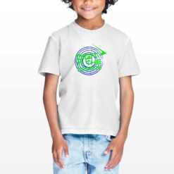 Digit t-shirt personalizzata bambino digitalshirt bianca