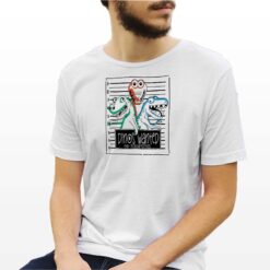 Dinos t-shirt personalizzata uomo digitalshirt bianca