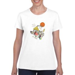Dog Basket t-shirt personalizzata donna digitalshirt bianco