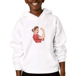 Donna Vintage felpa con cappuccio personalizzata bambino digitalshirtbianco