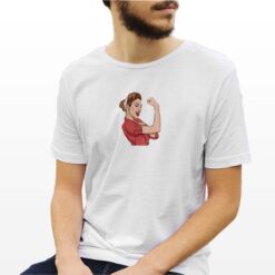 Donna Vintage t-shirt personalizzata uomo digitalshirt bianca