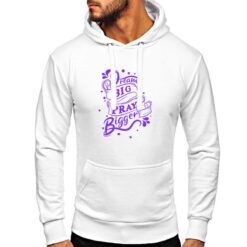 Dream Big felpa con cappuccio personalizzata uomo digitalshirt bianca