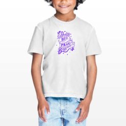 Dream Big t-shirt personalizzata bambino digitalshirt bianca