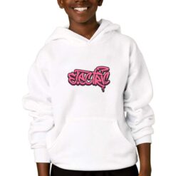 Electric felpa con cappuccio personalizzata bambino digitalshirtbianco