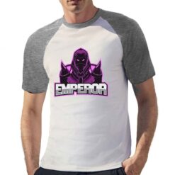 Emperor t-shirt bicolor personalizzata uomo digitalshirt grigia