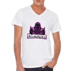 Emperor t-shirt scollo a v personalizzata uomo digitalshirt bianca