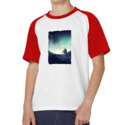 Et Orso t-shirt bicolor personalizzata bambino digitalshirt rossa