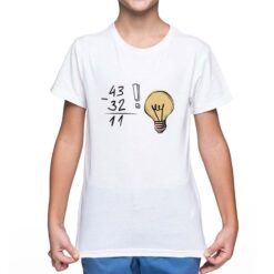 Eureka t-shirt personalizzata bambino digitalshirt bianca