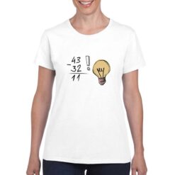 Eureka t-shirt personalizzata donna digitalshirt bianco