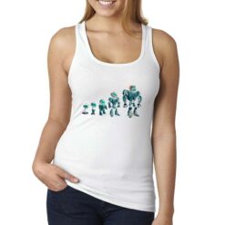 Evoluzione canottiera personalizzata donna digitalshirt bianca