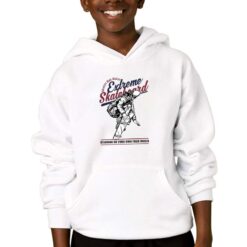 Extreme Skateboard felpa con cappuccio personalizzata bambino digitalshirtbianco