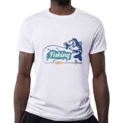 Fishing Club t-shirt personalizzata uomo digitalshirt bianca