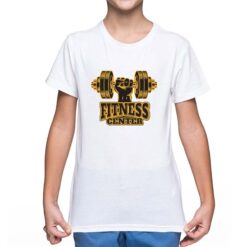 Fitness Center t-shirt personalizzata bambino digitalshirt bianca