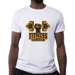 Fitness Center t-shirt personalizzata uomo digitalshirt bianca