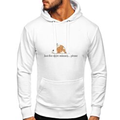 Five More felpa con cappuccio personalizzata uomo digitalshirt bianca