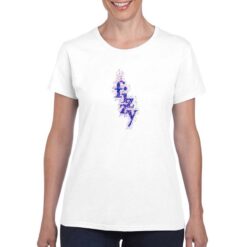 Fizzy t-shirt personalizzata donna digitalshirt bianco