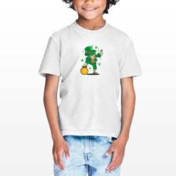 Folletto San Patrizio t-shirt personalizzata bambino digitalshirt bianca