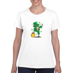 Folletto San Patrizio t-shirt personalizzata donna digitalshirt bianco