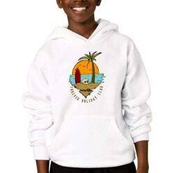 Forever Holiday felpa con cappuccio personalizzata bambino digitalshirtbianco