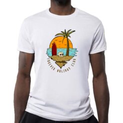 Forever Holiday t-shirt personalizzata uomo digitalshirt bianca