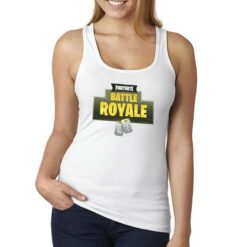 Fortnite Battleroyale canottiera personalizzata donna digitalshirt bianca