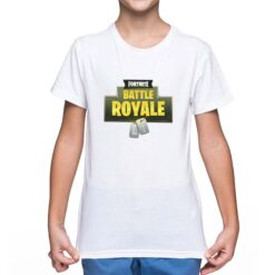 Fortnite Battleroyale t-shirt personalizzata bambino digitalshirt bianca