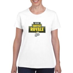 Fortnite Battleroyale t-shirt personalizzata donna digitalshirt bianco