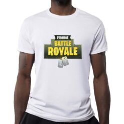 Fortnite Battleroyale t-shirt personalizzata uomo digitalshirt bianca