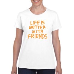 Friends t-shirt personalizzata donna digitalshirt bianco