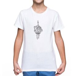 Fuck t-shirt personalizzata bambino digitalshirt bianca