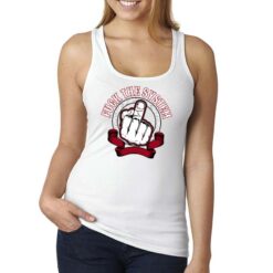 Fuck the System canottiera personalizzata donna digitalshirt bianca