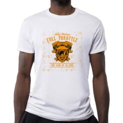 Full Throttle t-shirt personalizzata uomo digitalshirt bianca