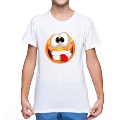 Funny React t-shirt personalizzata bambino digitalshirt bianca