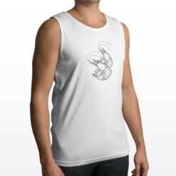 Gamberi canotta personalizzata uomo digitalshirt bianca