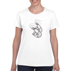 Gamberi t-shirt personalizzata donna digitalshirt bianco