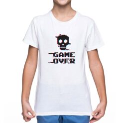 Game Over t-shirt personalizzata bambino digitalshirt bianca