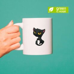 Gatto Nero Baby tazza ceramica personalizzata digitalshirt