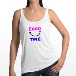 Good Time canottiera personalizzata donna digitalshirt bianca