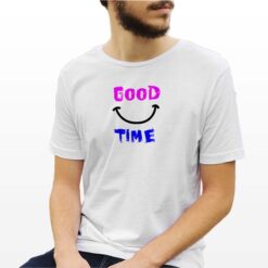 Good Time t-shirt personalizzata uomo digitalshirt bianca