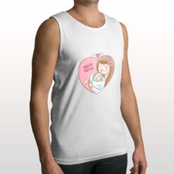 Grazie Mamma canotta personalizzata uomo digitalshirt bianca