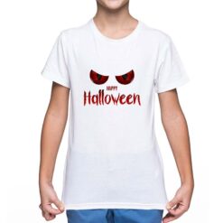 Happy Halloween t-shirt personalizzata bambino digitalshirt bianca