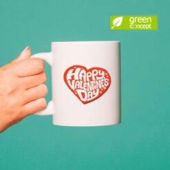 Happy V-Day tazza ceramica personalizzata digitalshirt